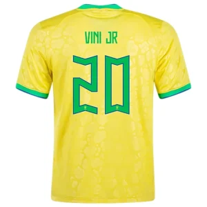 Brazílie Vini Jr 20 Fotbalový Dres 2022 Domácí