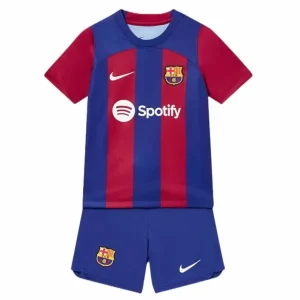 FC Barcelona Dětské Fotbalový Dres a Trenýrky Komplet Domácí 2023 2024
