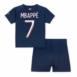 Paris Saint Germain PSG Kylian Mbappé 7 Dětské Fotbalový Dres a Trenýrky Komplet Domácí 2023 2024
