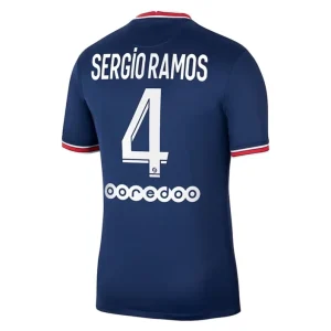 Paris Saint Germain PSG Sergio Ramos 4 Fotbalový Dres 2021-22 Domácí