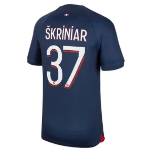 Paris Saint Germain PSG Skriniar 37 Fotbalový Dres 2023-24 Domácí