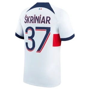 Paris Saint Germain PSG Skriniar 37 Fotbalový Dres 2023-24 Venkovní